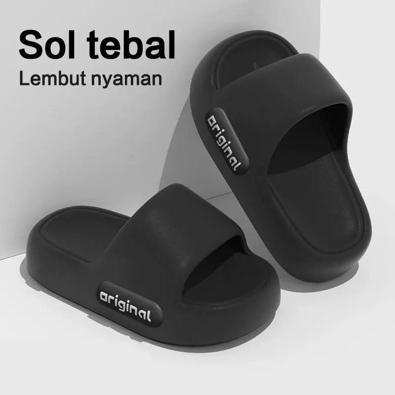 Sandal Terbaru untuk Anak Laki-laki dan Perempuan Sol Tebal Bahan EVA Nyaman Anti Selip Tahan Lama Sepatu Keluarga