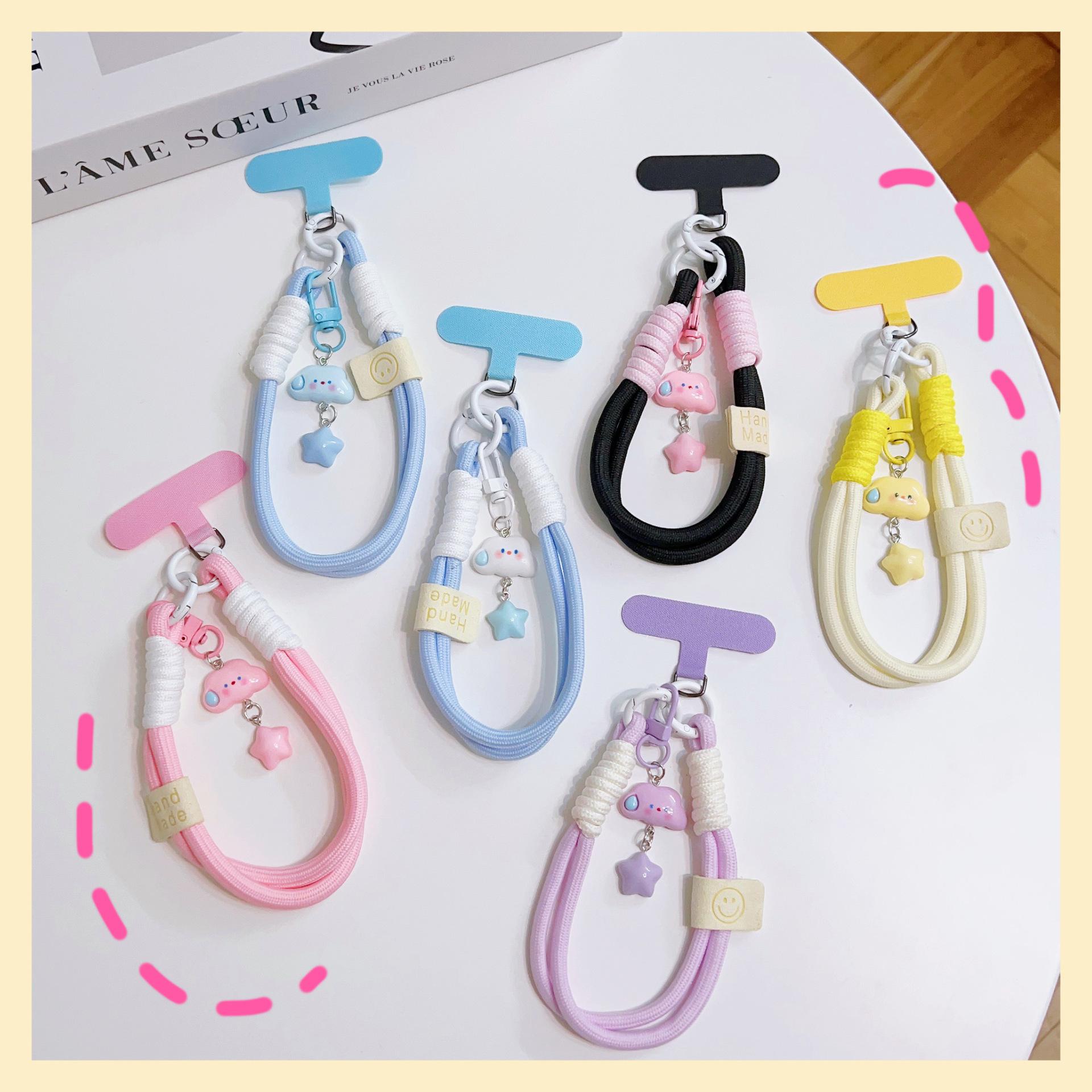 [ TokoAzkia33 ] LAVOI GT2104 GANTUNGAN TALI HP LUCU LIONTIN RANTAI BINTANG AWAN KARTUN