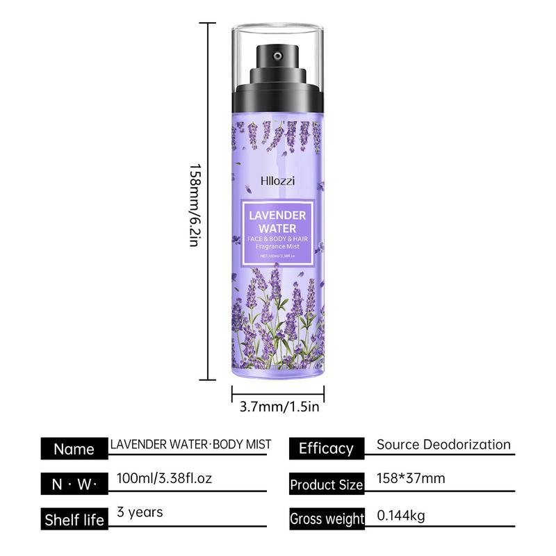 Product Introduction of 100ML Body Spray, Moisturizing Body Spray, Hydrating Body Care Product for Women & Men, Skin Care Product for Daily Use 1