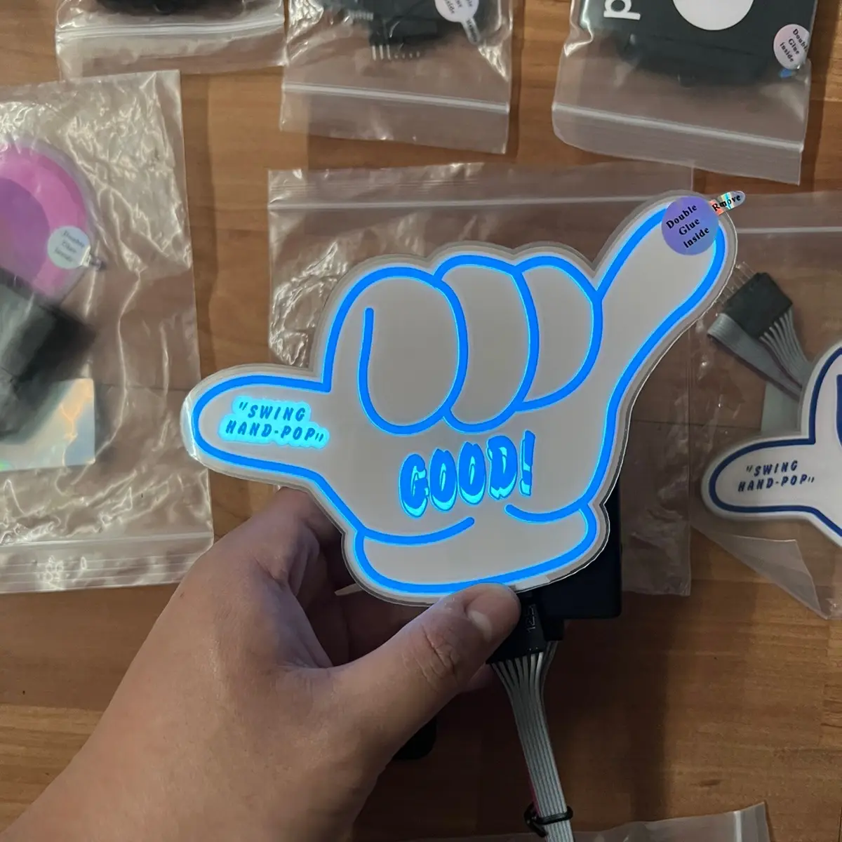 Sticker Led model hand Good