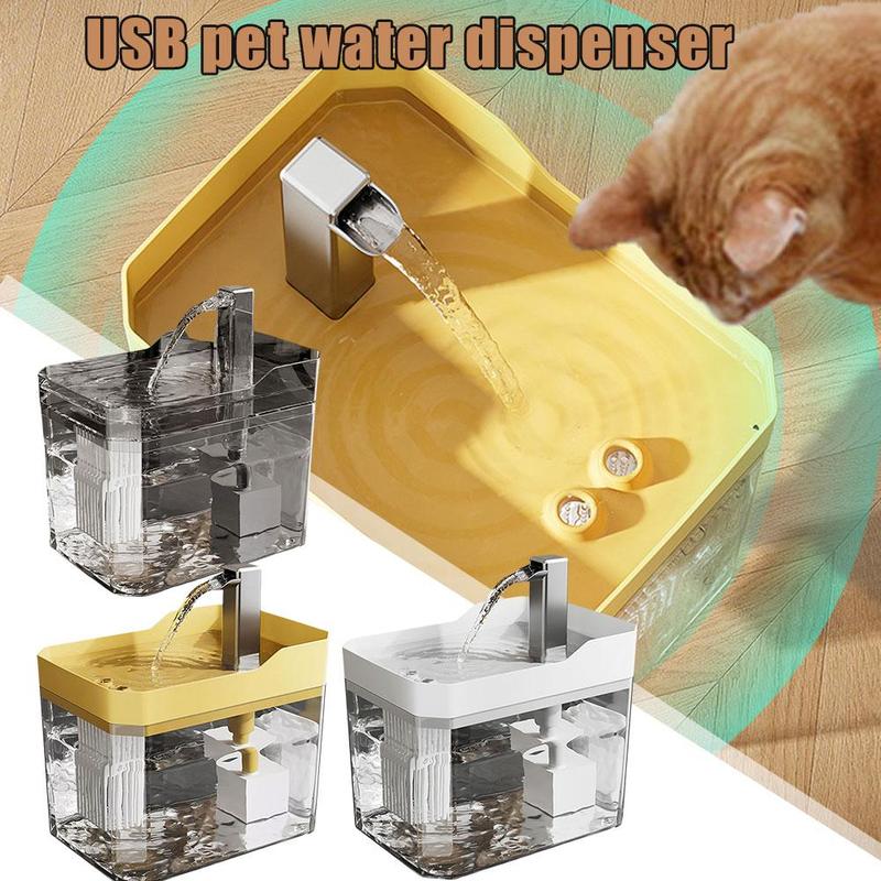 Product Introduction of Bộ Lọc Đài Phun Nước Tự Động 1.5L Cho Thú Cưng Bát Uống Nước Cho Mèo Không Tiếng Ồn Máy Rót Nước Di Động Cho Thú Cưng Cho Chó L5N2 41