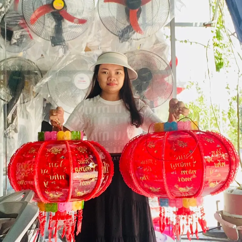 đèn lồng điện tự xoay các size: 50,60, 80, 100 8