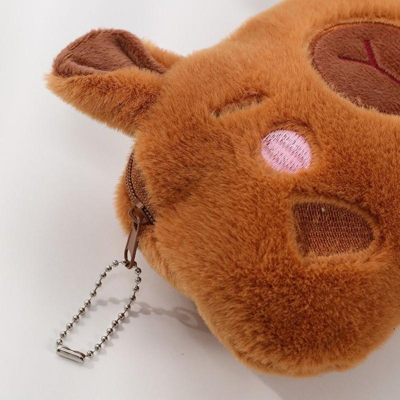 Product Introduction of High Quality Plush Pen Bag Capybara Large Capacity Stationery Bag Back To School Gift Stationery Organizer Student 18
