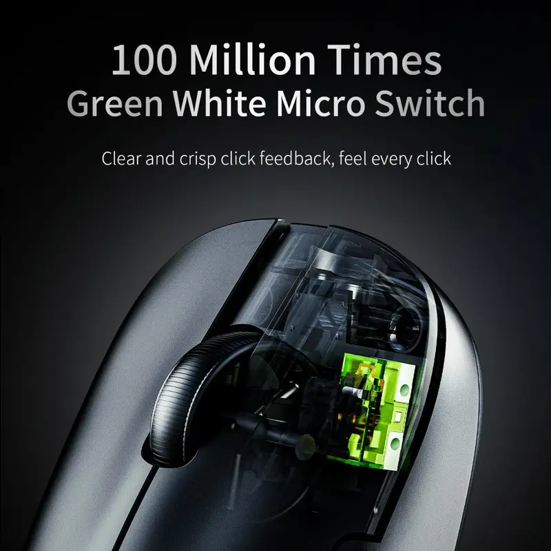 AJAZZ AJ159 Wireless Mouse, Rechargeable Wireless Gaming Mouse, Lightweight Mouse for Gaming, Office, Home 4