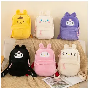 Tas Karakter Sanrio Kuromi, Cinamonroll, Pompompurin, Melody Tas Ransel Anak Sekolah Lucu
