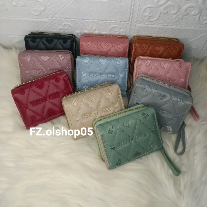 DOMPET WANITA LIPAT 3 / DOMPET LIPAT MINI TERBARU KUALITAS PREMIUM Kartu