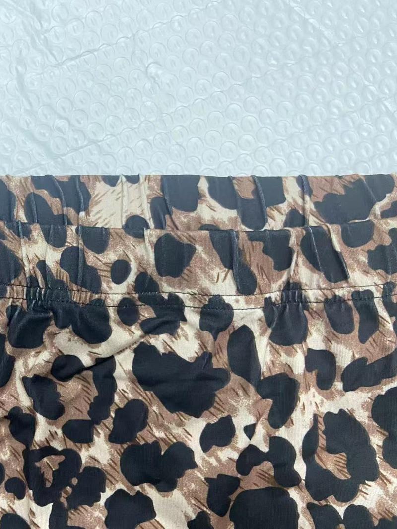 Product Introduction of Women's Leopard Print Mermaid Skirt, Elegant Fashion Casual Skirt for Daily Outdoor Wear, Women Bottoms for All Seasons 4