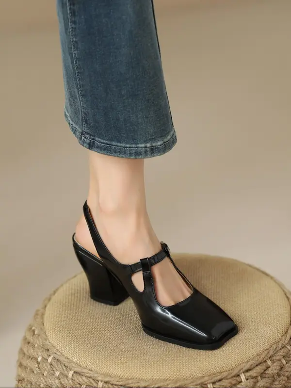 Women's Fashionable Solid Color Stiletto Heeled Sandals, Elegant Pointed Toe High Heel Sandals for Party, Daily Clothing Decor for Women & Girls, Footwear 3