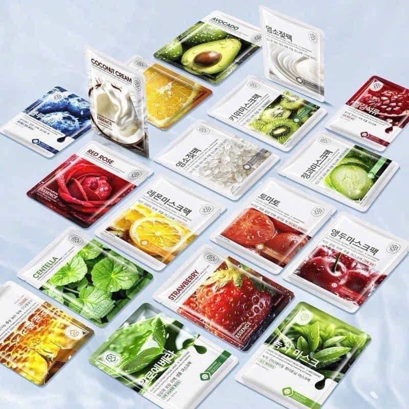 Combo 20 Mặt Nạ Xuất Hàn Cao Cấp Phù Hợp Mọi Loại Da Skincare Dưỡng Da Dưỡng Ẩm Dưỡng Trắng Mềm Mịn Làm Đẹp Da Cosmetics Women