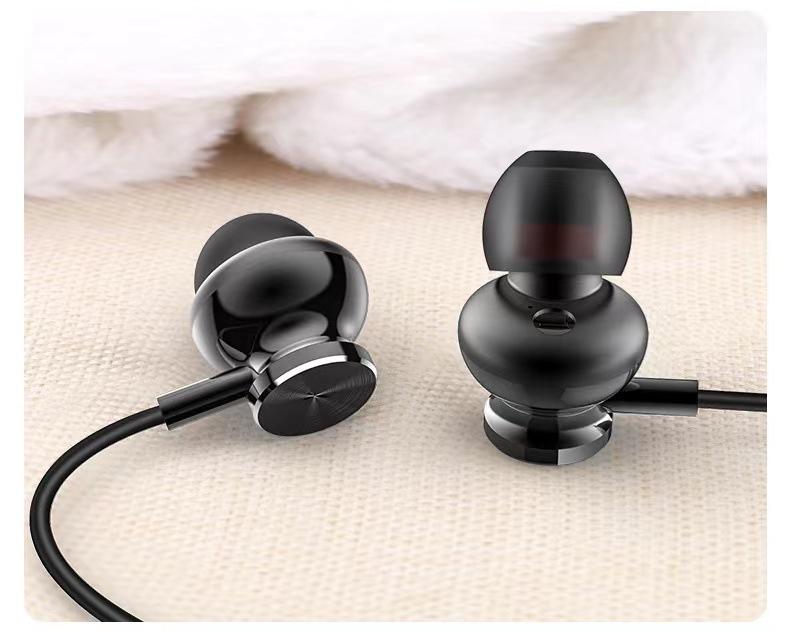 Product Introduction of Fon Kepala Logam, Bes Dalam, untuk Penstriman dan Penstriman Langsung, K-Song, Fon Kepala Dalam Telinga Berwayar Universal 3m, dengan Mikrofon, untuk Pemantauan open  ear  earbuds 11