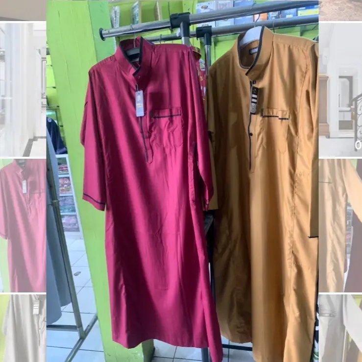 Gamis jubah Arab pria 4