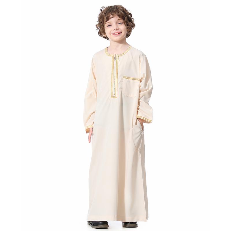 Product Introduction of Indian Teen Clothing Teen Boys Robe Muslim Boys Clothing Muslim Boys Indian Boys Clothing 3