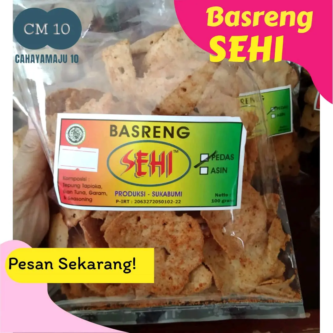 Basreng - Baso Goreng - SEHI - Renyah dan gurih - 100gr Camilan Kering Pedas Food Snacks Snacks Chili Cube Crisps & Puffed Snacks ba sreng snack  murah Crab