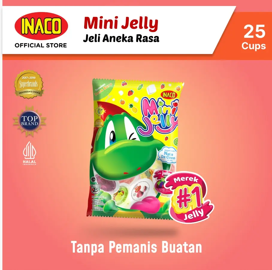 INACO Mini Jelly 25pcs Varian Rasa