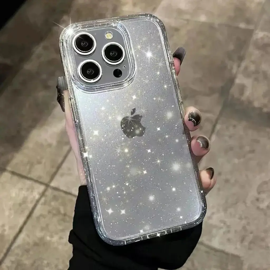 Transparent Shockproof Clear Soft Phone Case for iPhone 15 11 13 12 14 Pro Max X XR XS 7 8 Plus SE3