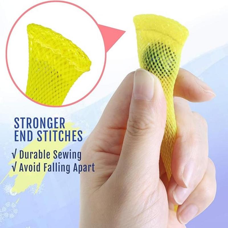 8 Counts Marble Mesh Fidget Toys Sensory Marble and Mesh Fidget Stress Relieve Toy for Family & Friend 5