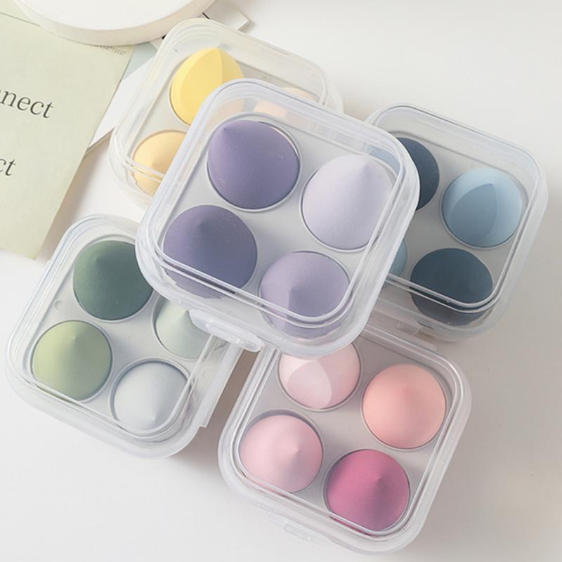 Product Introduction of 14PCs velvet powder puff & makeup sponge set-skin-friendly, dual-use wet/dry blenders for flawless foundation application 24