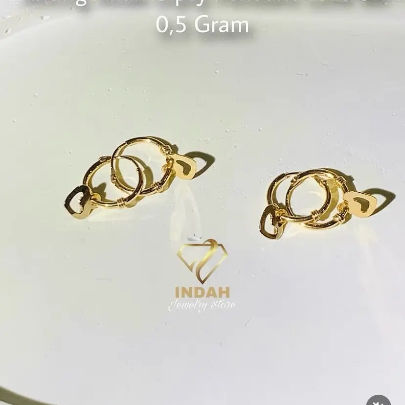 anting anak pendant love 375