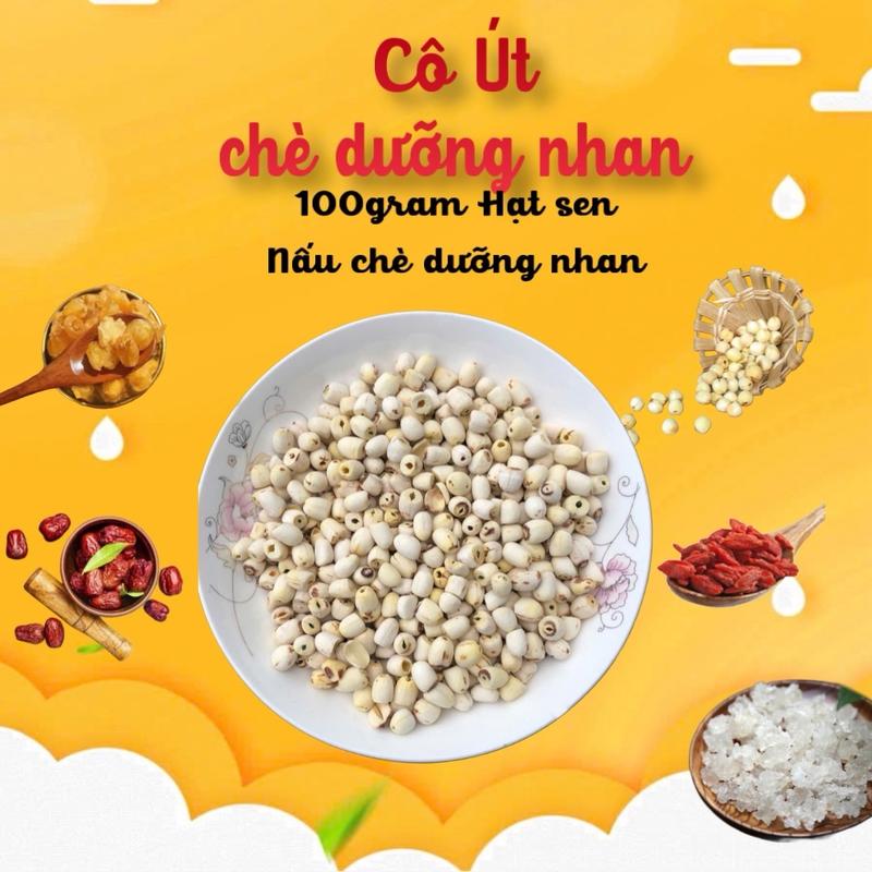 100gr hạt sen nấu chè dưỡng nhan-cô út chè dưỡng nhan Food