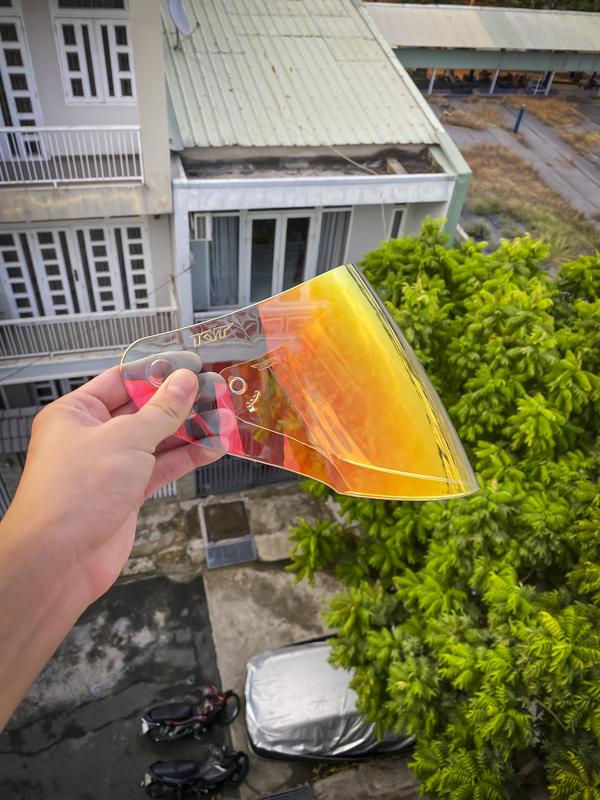 KÍNH REVO ĐỔI MÀU GẮN NÓN 3/4 2 KÍNH KYT VENOM, KLT CHÍNH HÃNG Helmet