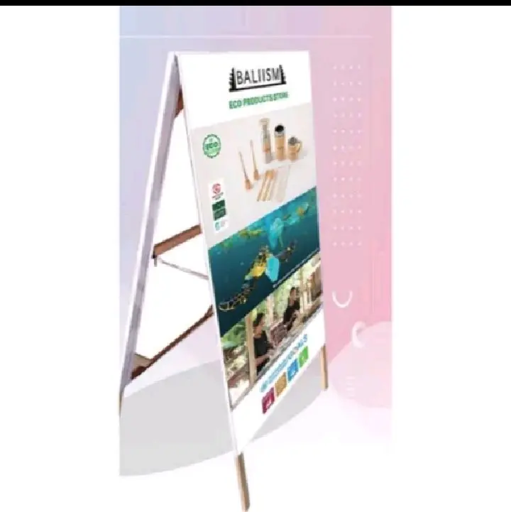 Rangka Stand Banner Bongkar Pasang Costum Sesuai Ukuran