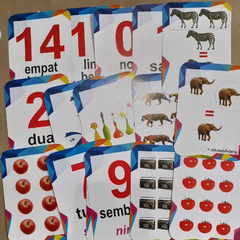 Flash Card Mainan Edukasi Untuk Anak Pi 4