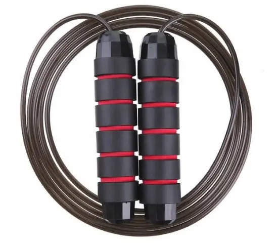 Tali Skipping olahraga Jump Rope Lompat bahan lembut skiping bebas kusut produk bagus Outdoor 4