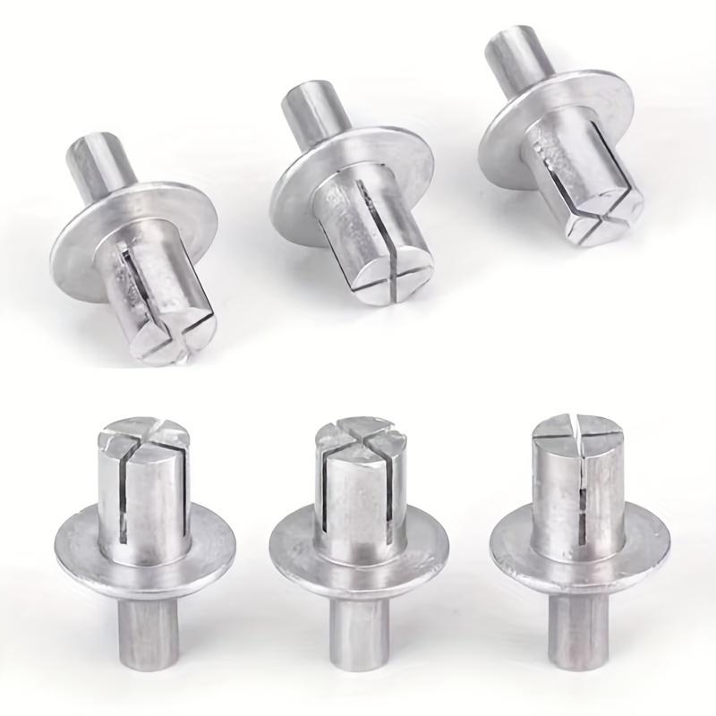 Expanding Style Rivet Pack Round Head Aluminum Alloy Knockout Expanding Rivets, Hammer-in ...