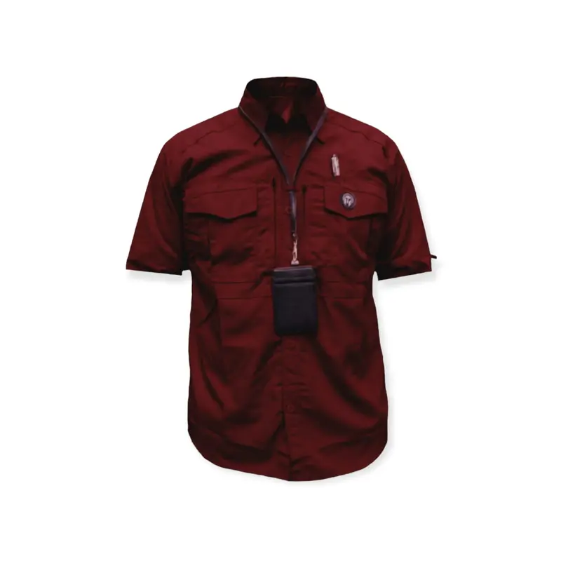 Kemeja Tactical Lengan Pendek Pria Anti Sobek Warna Abu - Cocok Untuk Seragam Kerja Outdoor Indoor Dan Petualangan 1