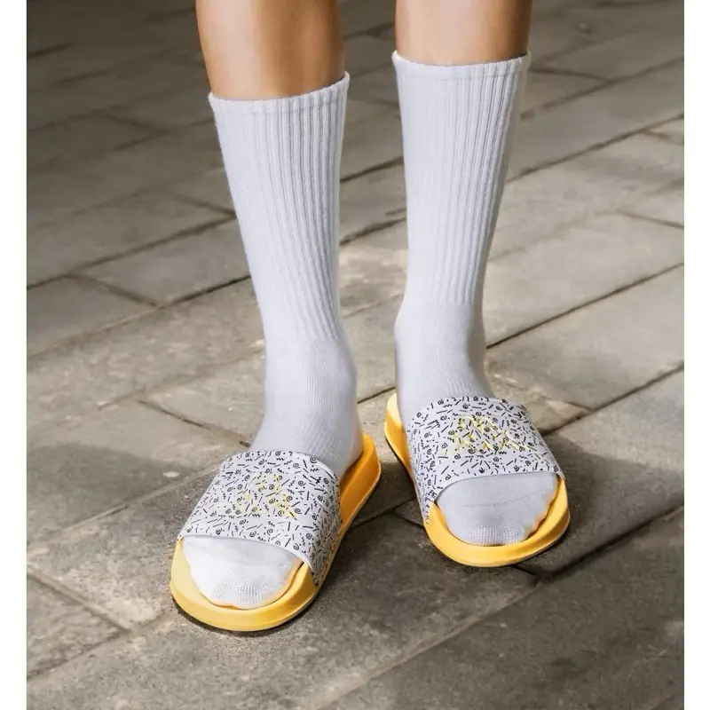 Tất vớ Nam nữ Trơn Trắng Đen Basic Chất Cotton