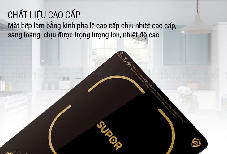 Product Introduction of Bếp điện từ cảm ứng Supor SDHCB11TVN-YL, Công suất 2100W, Mặt bếp pha lê siêu bền, Điều khiển cảm ứng, Bảo hành 12 tháng Bếp Từ 3
