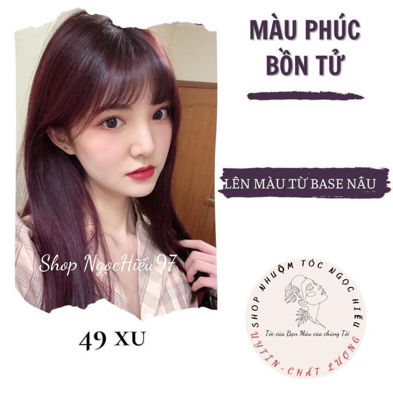 Nhuộm Tóc Màu PHÚC BỒN TỬ không cần tẩy lên màu xinh