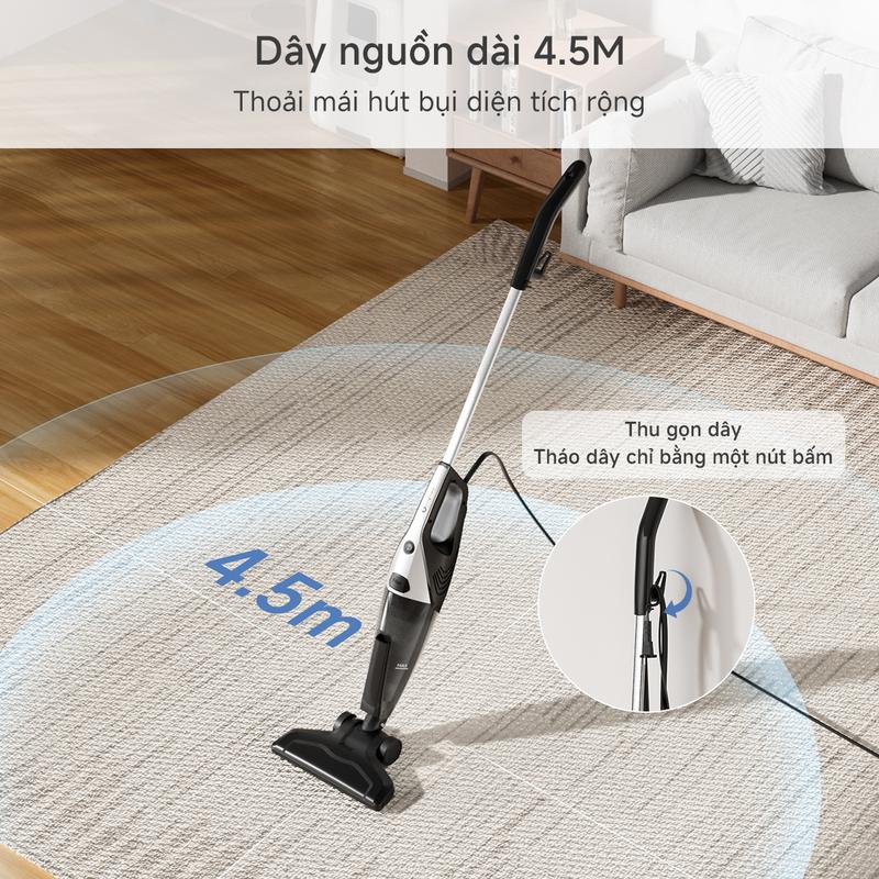 Product Introduction of FS Máy hút bụi gia đình Simplus XCQH014, lực hút mạnh 18000pa, 3 đầu hút thay thế, dây dài 4.5M Làm Sạch Dễ Dàng Bảo hành 1 năm chỉ đổi không sửa 12