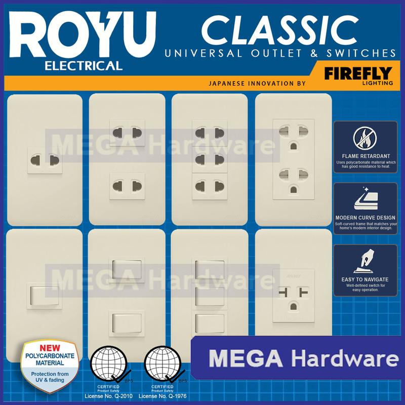 ROYU Classic Series Universal Outlet & Switch (1Gang, 2Gang, - TikTok ...