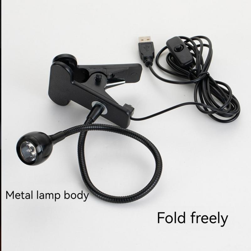 Product Introduction of USB LED Clip Lamp Money Detect Light 3W UV Light Nail Dryer Flexible Desk Lamp 13