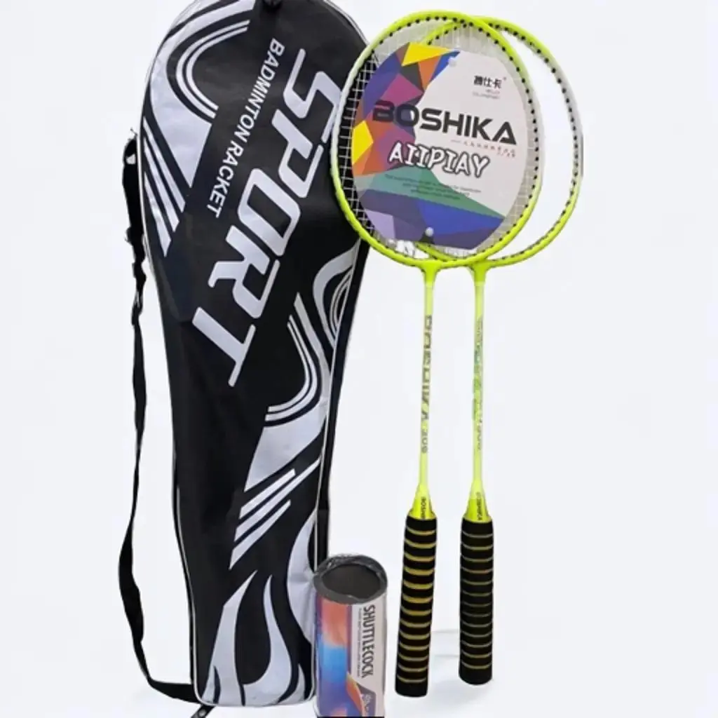 Combo 2 Vợt Cầu Lông Kèm+3 Quả Cầu Lông Chất Lượng Cao + Bao Vợt , bảo hành 12 tháng Cán Vợt Sport Thể Thao Thể Dục