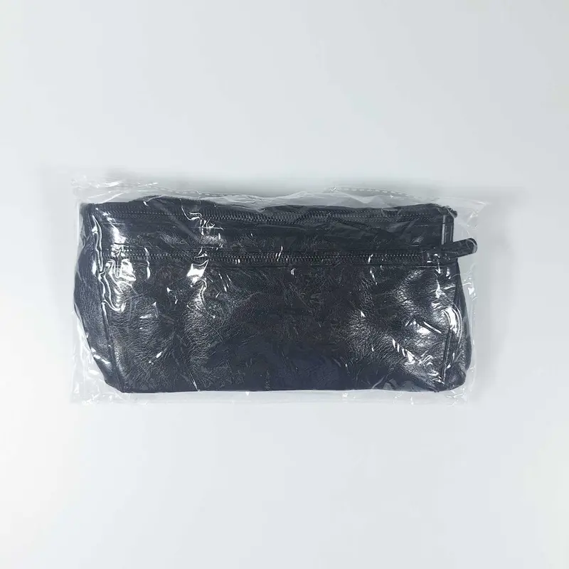 COD Tas Selempang Pinggang Waistbag Pria Warna Hitam Polos Model Casual Keren Bahan Kulit Waterproof Anti Air Rhodey 5