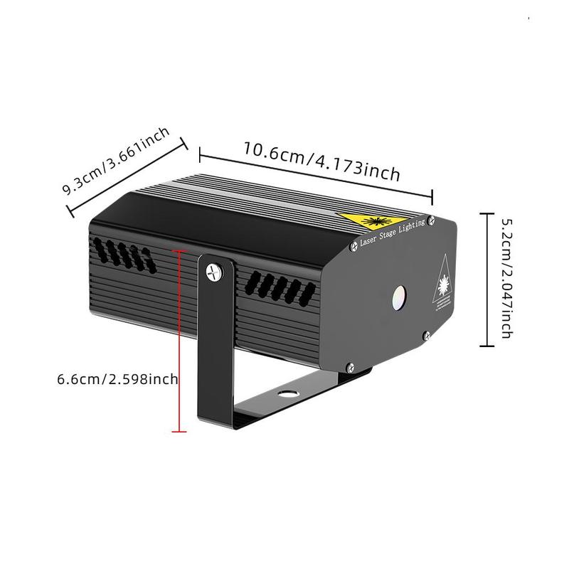 USB Powered Party Light, RGB Color Changing LED Stage Light with Remote Control, Sound Control Strobe Light for Party Home Show Bar Club Birthday KTV DJ Bar Karaoke 1