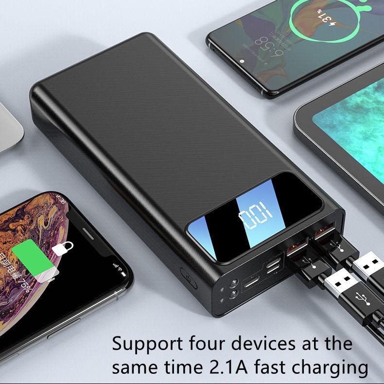 ✦Ready Stock,Cod✦ 60000mAh Powerbank Fast Charging Full Capacity 4 USB Charge Ports PD Fast Charging Power bank powerbank60000 mah 2