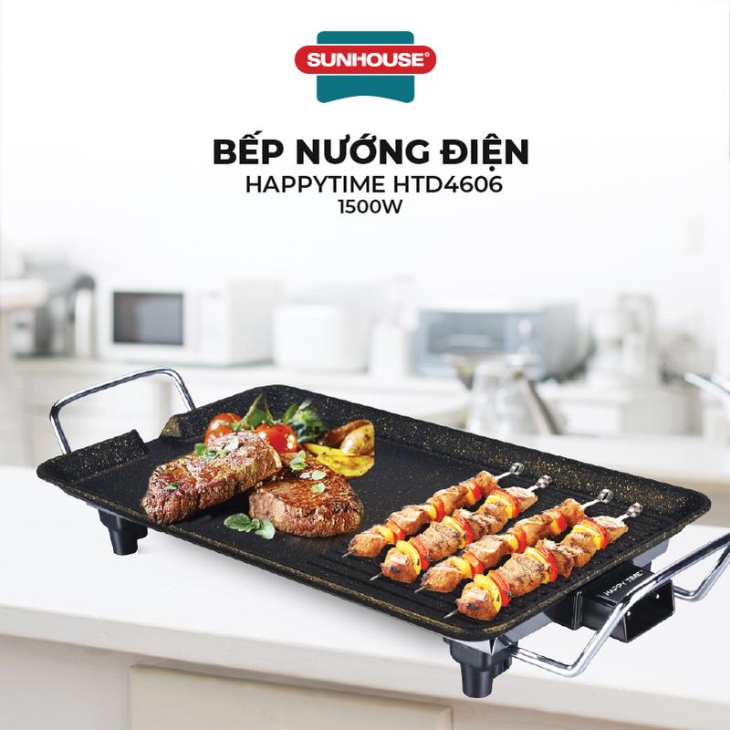 BNCC Bếp nướng điện Sunhouse Happy Time HTD4606 - Bếp Nướng Thịt 0