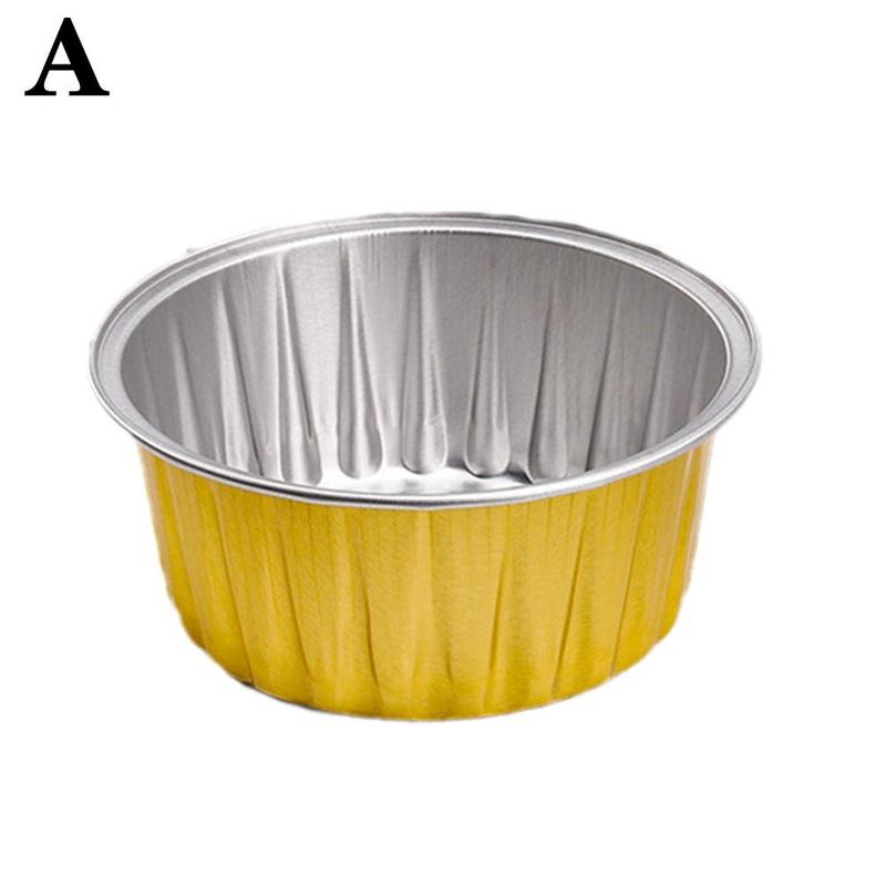 Product Introduction of Pudding Cup Cake Shrimp Egg Mold Cake Air Fryer Special Bowl Tin Paper Box Small Baking Tray Tin Paper Box 26