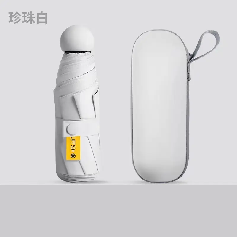 Dù Chống Tia UV MINI Siêu Gọn 8 Xương Có Hộp Đựng Chống Sốc
