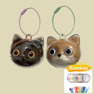 Kotak Kenang-kenangan Rambut Haiwan Peliharaan, Cangkuk Penyimpanan Botol Kenang-kenangan, untuk Hiasan DIY Rambut Kucing, Hadiah untuk Peminat Haiwan Peliharaan, Paparan Rumah Supplies