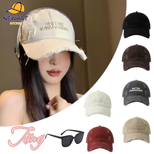 【DÀNH CHO ĐẦU TO MŨ LƯỠI CHAI MÀI RÁCH THÊU CHỮ NỔI FORM TO DÀY DẶN NÓN KẾT UNISEX ĐA PHONG CÁCH TRẺ TRUNG NĂNG ĐỘNG CÁ TÍNH FOTTREND 2025 DÀNH CHO ĐẦU TO MẶT TO HỖ TRỢ CHE KHUYẾT ĐIỂM NOTIME FOR ROMANCE
