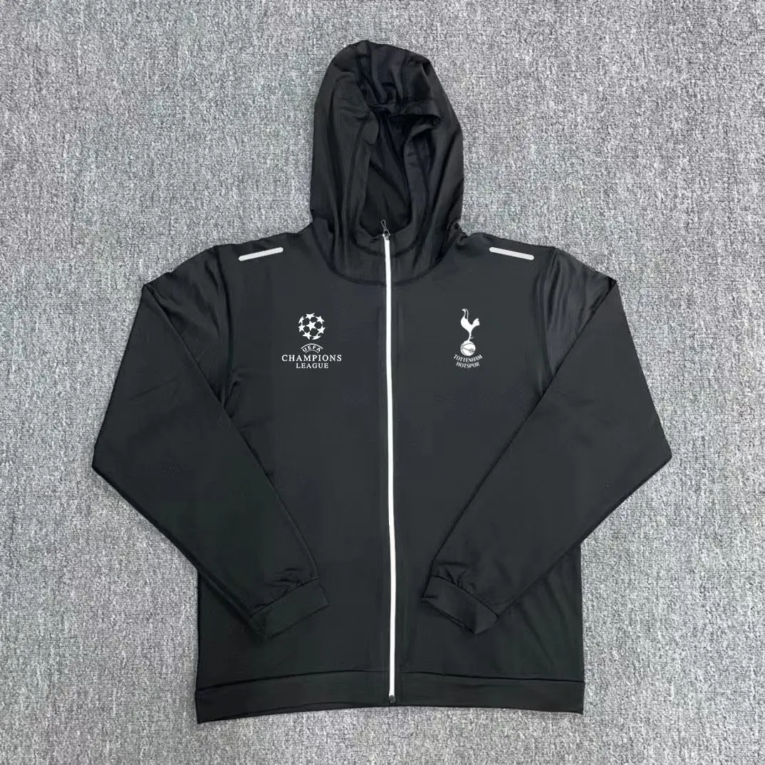 Áo Khoác Mùa Thu, Giải Ngoại Hạng Anh, Barcelona, Real Madrid, Manchester City, Trang Phục Tập Luyện Bóng Đá, Lông Cừu Giữ Nhiệt Nhanh Khô Thể Thao, Trang Phục Chạy Bộ Thể Dục Sport