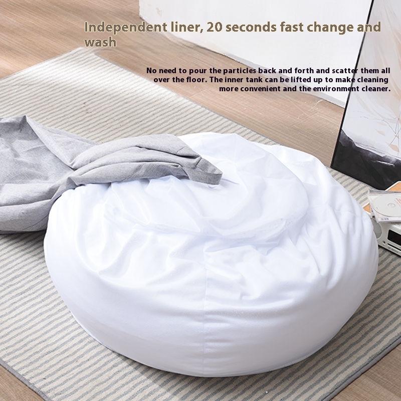 Product Introduction of [Gift footstool+ Pillow] With filling large seat bean bag sofa chair sofa lazy recliner lazy sofa 6