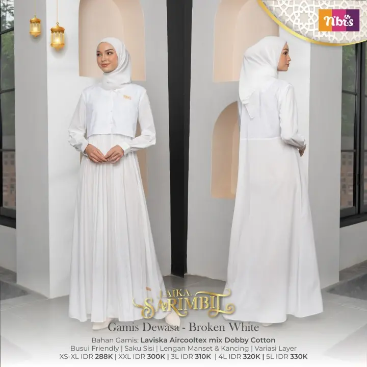 NIBRAS LAIKA GAMIS WANITA 0