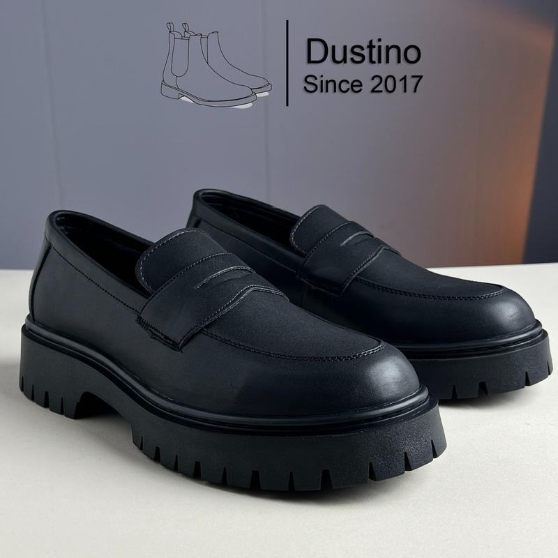 (Lùi 1 Size) Dustino Giày Chunky Loafer Nam Đế 5cm Khâu Chắc Chắn, Giày Lười Đế Cao Nam 1
