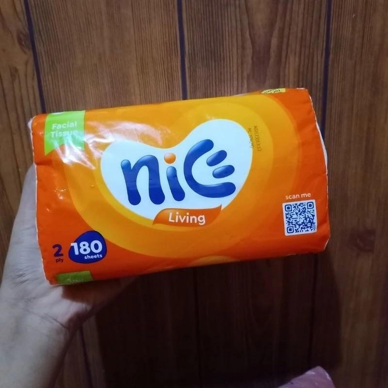 Product Introduction of Tissue Nice Facial 180s 2ply Paket tissue nice 180 sheets isi 10 pack tissue murah sekali Nice Facial Tissue 180 Sheet Tisu Lembut 2 Lapis 1