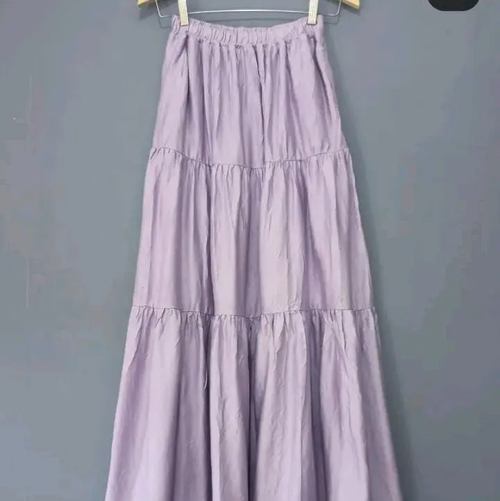 Rok Fashion Hijab Katun Megar Bunga Polos Polka Dot 0